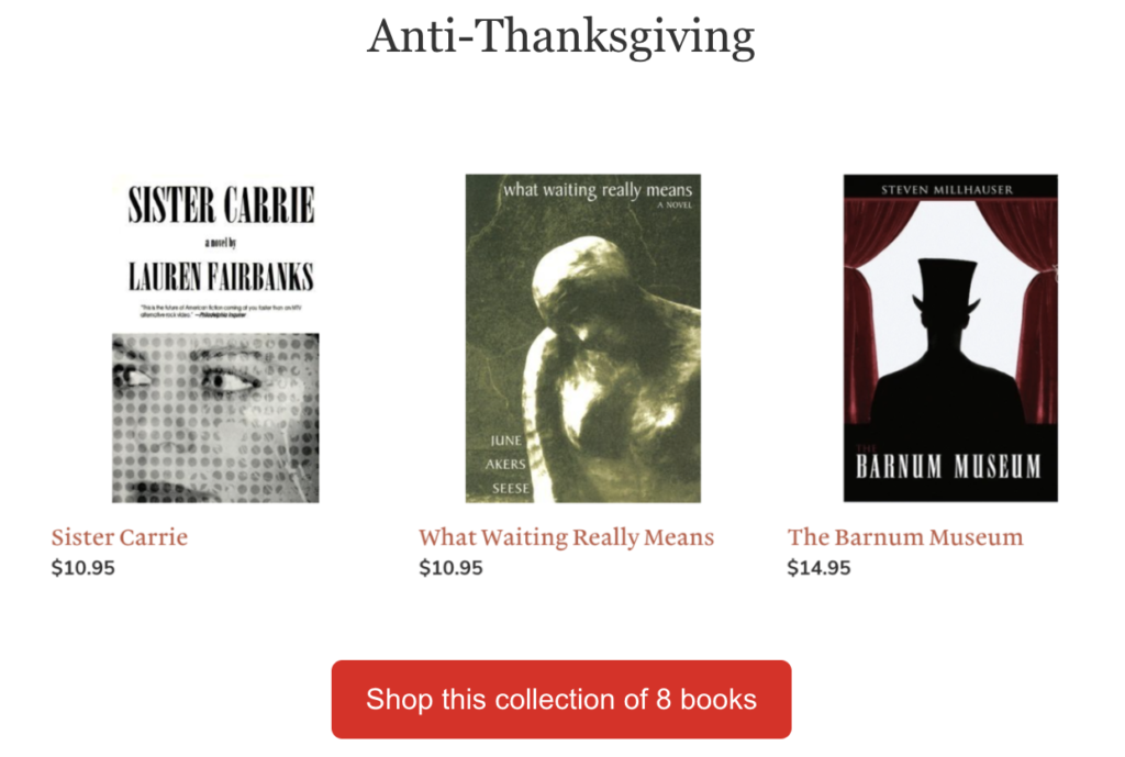 Anti-Thanksgiving Collection